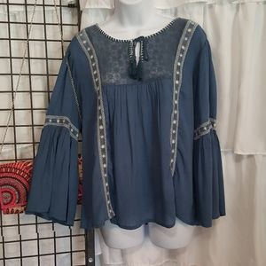 Flowy Boho Peasant Top